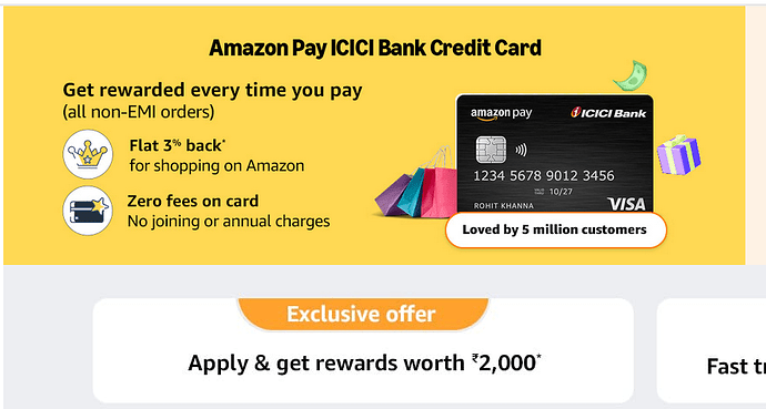 Amamzon ICICI CICIC